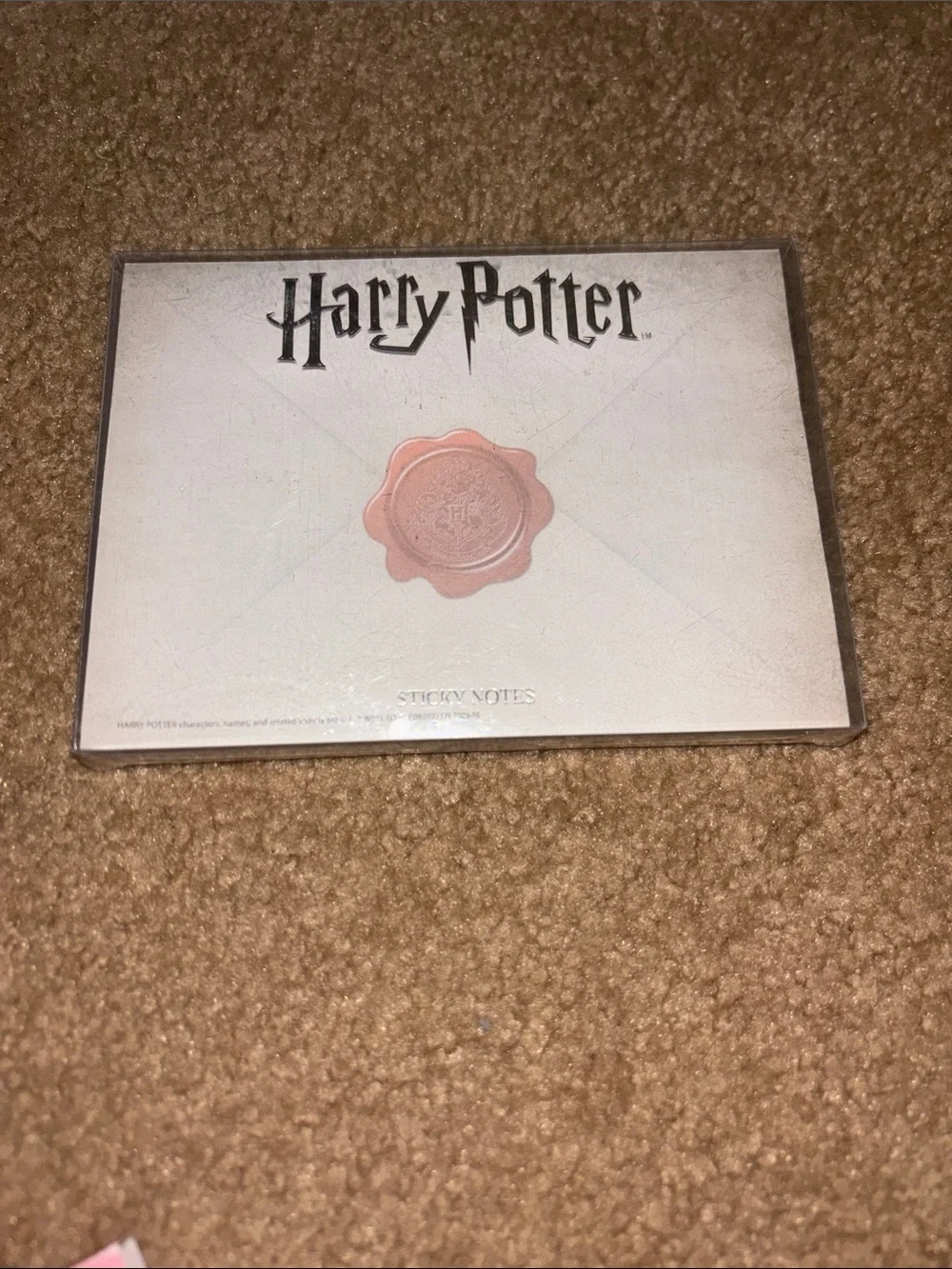 Harry Potter Sticky Notes To Do List L - Official Logo 90 4 x 6